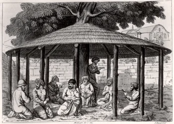 Sufíes persas, principios del siglo XIX