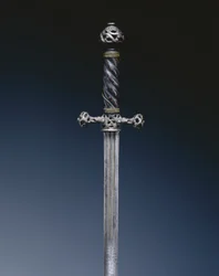 Espada de almohada, circa 1650
