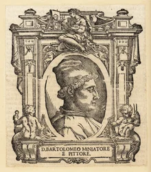 Retrato de Bartolomeo della Gatta, pintor, iluminador y arquitecto italiano (florentino)