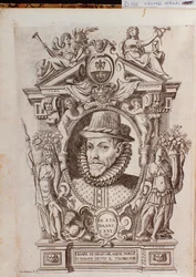 Retrato de Cesare Negri llamado Il Trombone (1536-1604), un bailarín italiano
