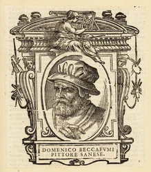 Retrato de Domenico di Pace Beccafumi, pintor manierista renacentista italiano