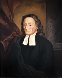 Retrato de Giambattista Vico, filósofo napolitano (pintura al óleo)