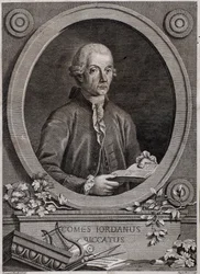 Retrato del físico, matemático y teórico musical Giordano (Jordan) Riccati (1709-1790)