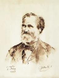 Retrato de Giuseppe Verdi