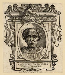 Retrato de Guillaume de Marcillat, pintor francés y artista de vitrales, circa 1470-1529