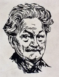 Retrato de Leos Janacek, ilustración de su autobiografía 