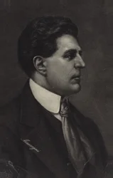 Retrato de Pietro Mascagni