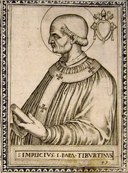 Retrato del Papa Simplicio, c.1760 (grabado)