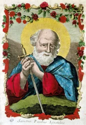 Retrato de San Pablo con espada, Italia