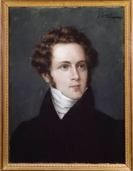 Retrato del compositor italiano Vincenzo Bellini (1801-1835)