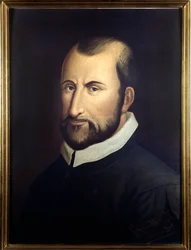 Retrato del compositor italiano Giovanni Pierluigi da Palestrina (1525-1594).