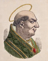Retrato del Papa Agapito I (535-536)