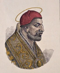 Retrato del Papa Benedicto II (684-685)