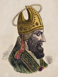 Retrato del Papa Silvestre I (314-335)