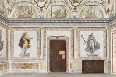 Sala de Júpiter y Mercurio: Apolo y Diana