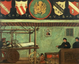 Signo del Gremio de Tejedores Venecianos