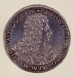 Moneda de plata (tálero) de Nápoles: Cesare Michelangelo d