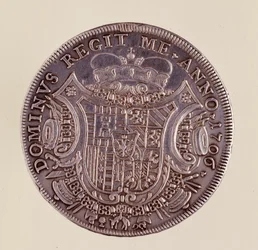 Moneda de plata (taler) de Nápoles: Cesare Michelangelo d