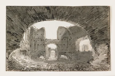 Boceto de los Baños de Caracalla