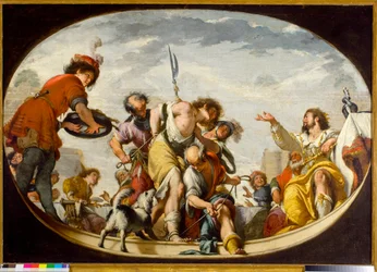 La parábola del invitado de bodas, 1636