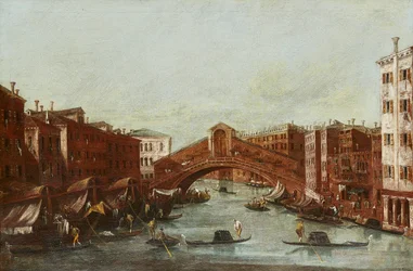 El Puente de Rialto desde el Gran Canal