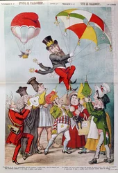 El Asunto Wilson en 1887, portada de Le Perroquet