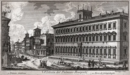 Via del Corso, Roma (grabado)