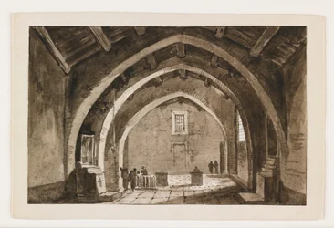 Vista del interior de una iglesia