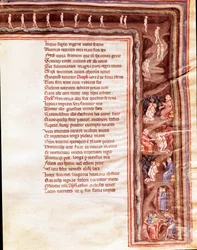 Vista del inframundo, ilustración para Hércules Furioso de Séneca (miniatura)