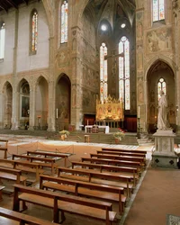 Vista del ábside de la iglesia