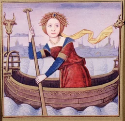 Isis, ilustración de De Mulieribus Claris de Giovanni Boccaccio