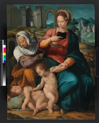 Virgen y Niño con Santa Isabel y el Bautista Infante