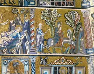 La huida a Egipto (mosaico)