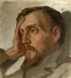 Retrato del crítico literario y filósofo Vissarion G. Belinsky, 1811-1848, 1879