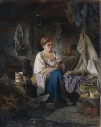 Joven madre, 1868