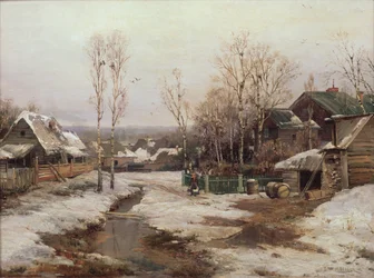 Primavera cerca de San Petersburgo
