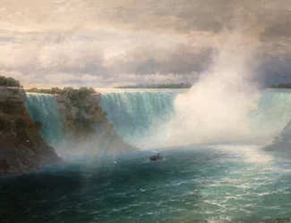 Cataratas del Niágara por Aivazovsky, Ivan Konstantinovich (1817-1900)