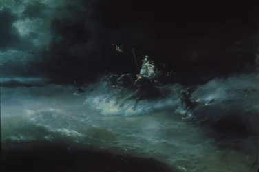 El viaje de Poseidón sobre el mar, 1894