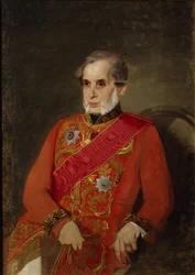 Retrato del Conde Alexander Vasilyevich Kochubey 1768-1834, años 1860