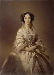 Retrato de María Aleksándrovna 1824-1880, emperatriz de Rusia