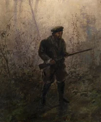 Cazador en el bosque