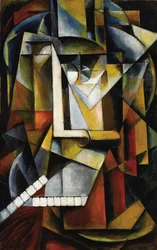 Composición cubista abstracta