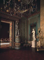 El Salón Azul del palacio de Ostankino en Moscú, 1796