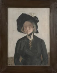 Eva, la esposa del artista