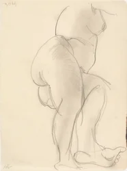 Modelo femenina, acostada