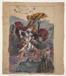 Estudio después de Durero: San Cristóbal II