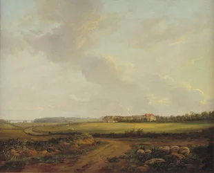 Vista de Engelholm en Præstø en Zelanda