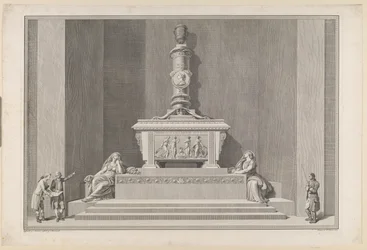 Monumento funerario de Federico V en la Catedral de Roskilde