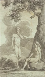 Ilustración para "Adán y Eva" de Ewald. IV