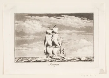 Suite de barcos. Fragata
